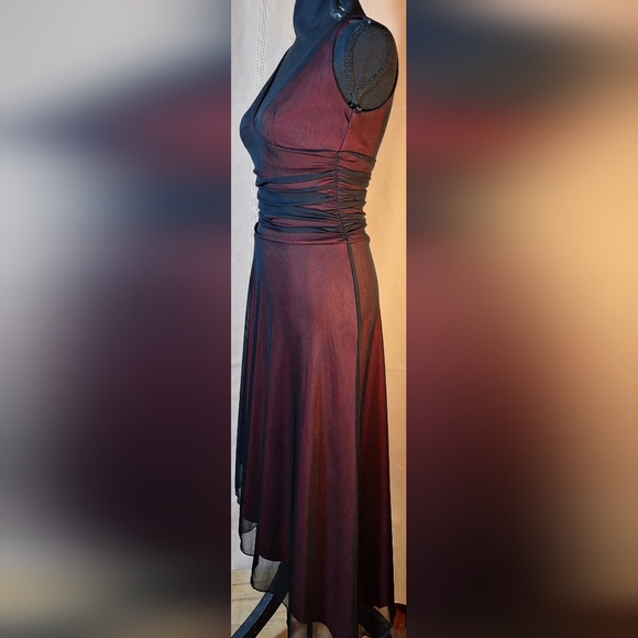 🥀Vintage Y2K CITY TRIANGLES  Asymmetrical Dress - Picture 3 of 8